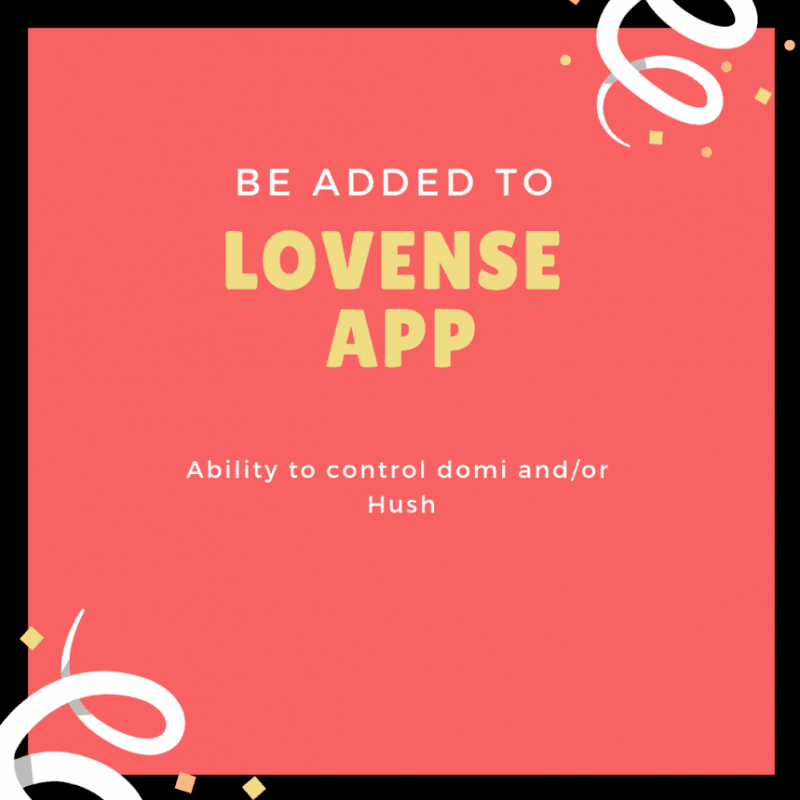 Be added to Lovense App