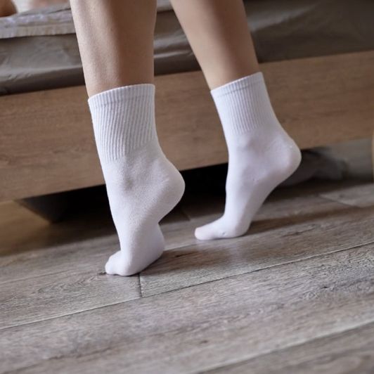 Long White Socks Fetish