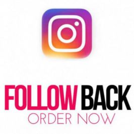 FOLLOW BACK on INSTAGRAM