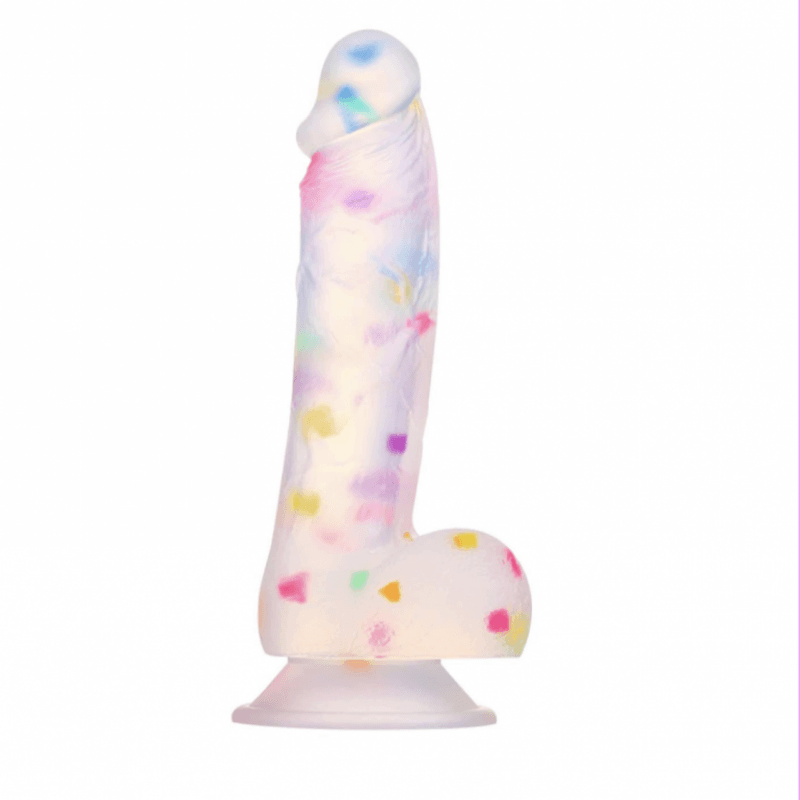 Confetti Suction Dildo