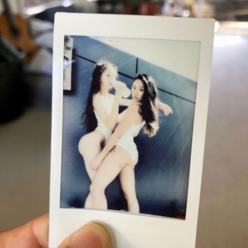 Alice and Mills Polaroid!