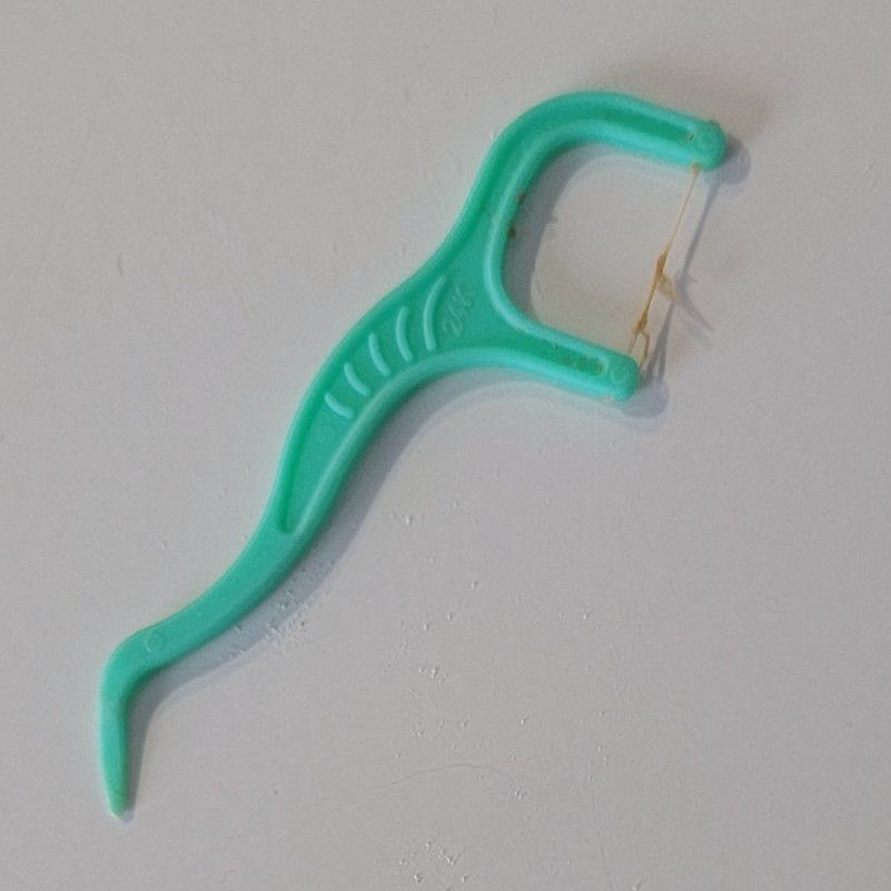 Used Toothpick Floss