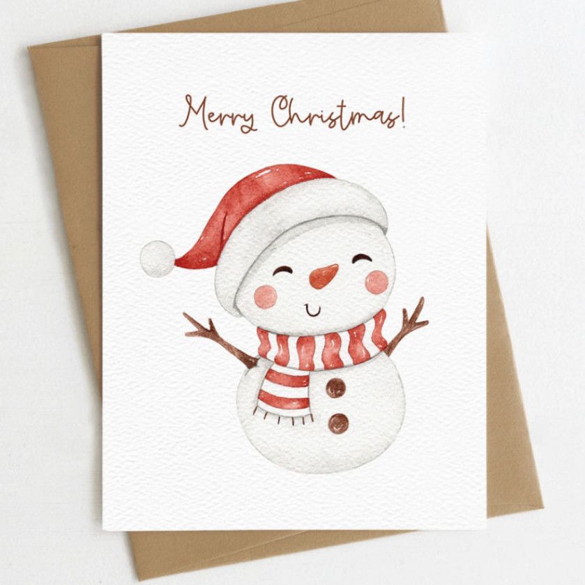 Handwritten Christmas Card