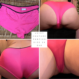 Pink Boyshort Juicy Couture Panties 2XL