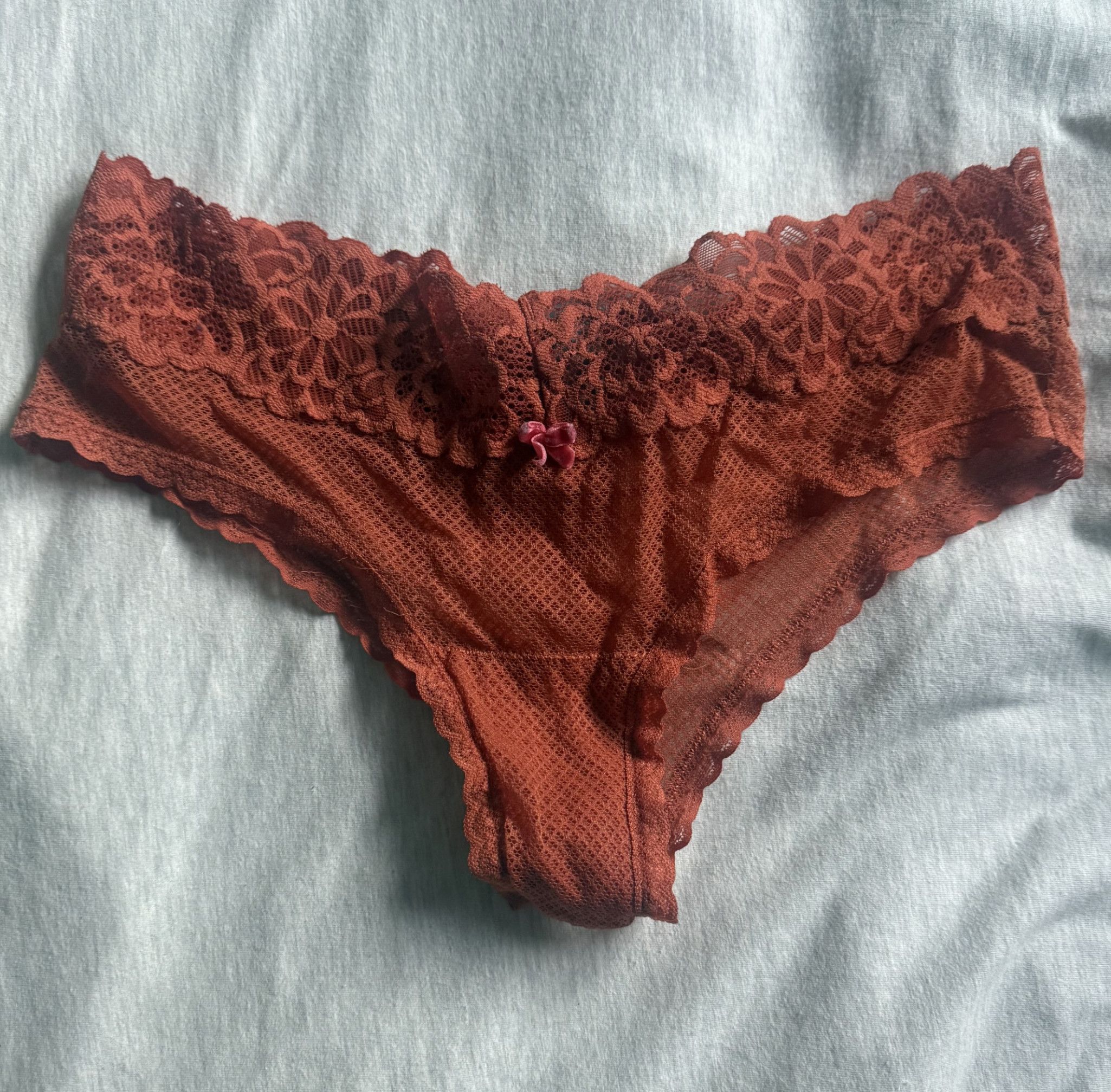 Orange Aerie Cheeky Panties