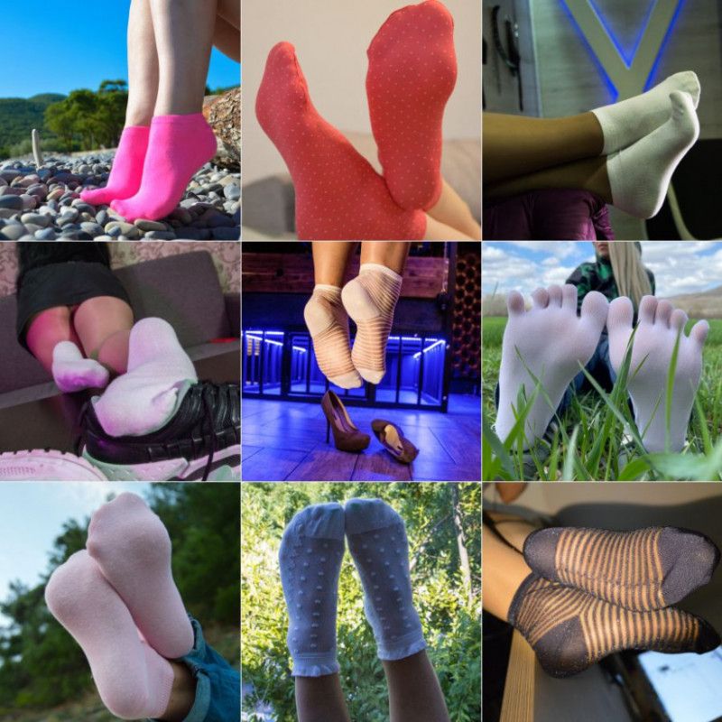 Cute socks feet mix