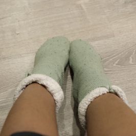 My 2 Yr Old Wool Bed Socks