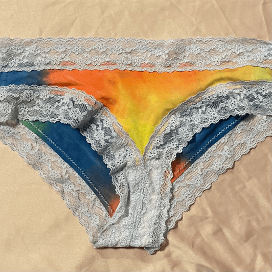 Colorful Rainbow Lacey Panties
