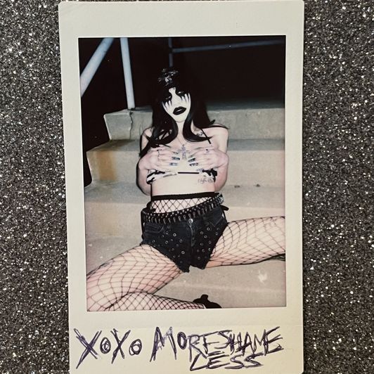 Gunge Slime Goth Girl Polaroid 2