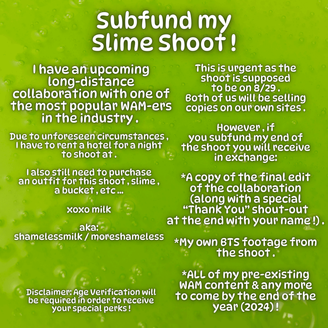 URGENT: Subfund my Slime Shoot!