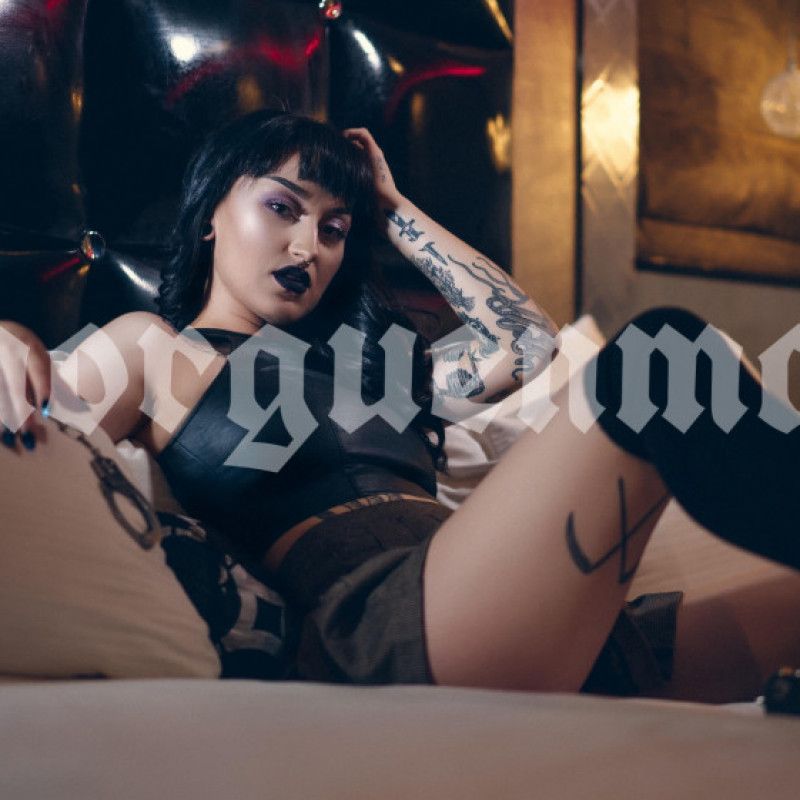 goth pinup print