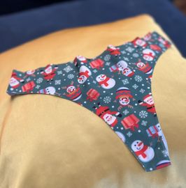 Santa and snowman panties with bonus!