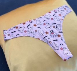 White Halloween ghost panties with bonus!