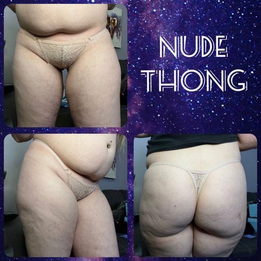 WORN Nude Thong