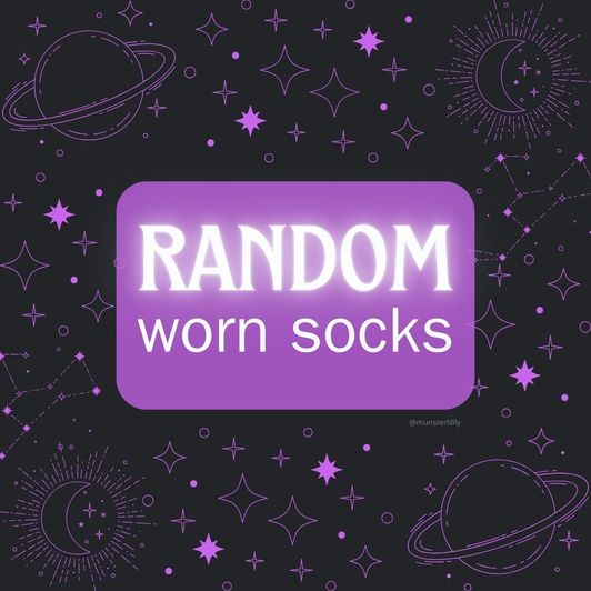 Random Worn Socks 1 Pair