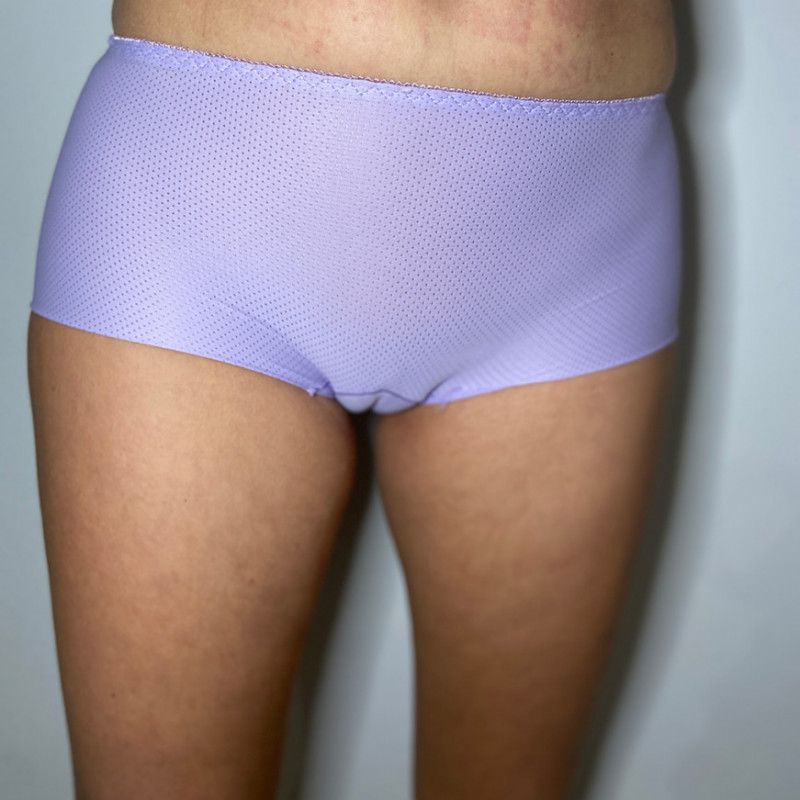 Purple microfiber panty