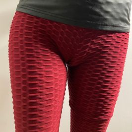 Burgundy Spandex Leggings