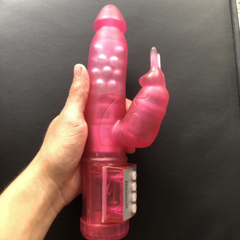 Pink Rabbit Vibrator Dildo Toy