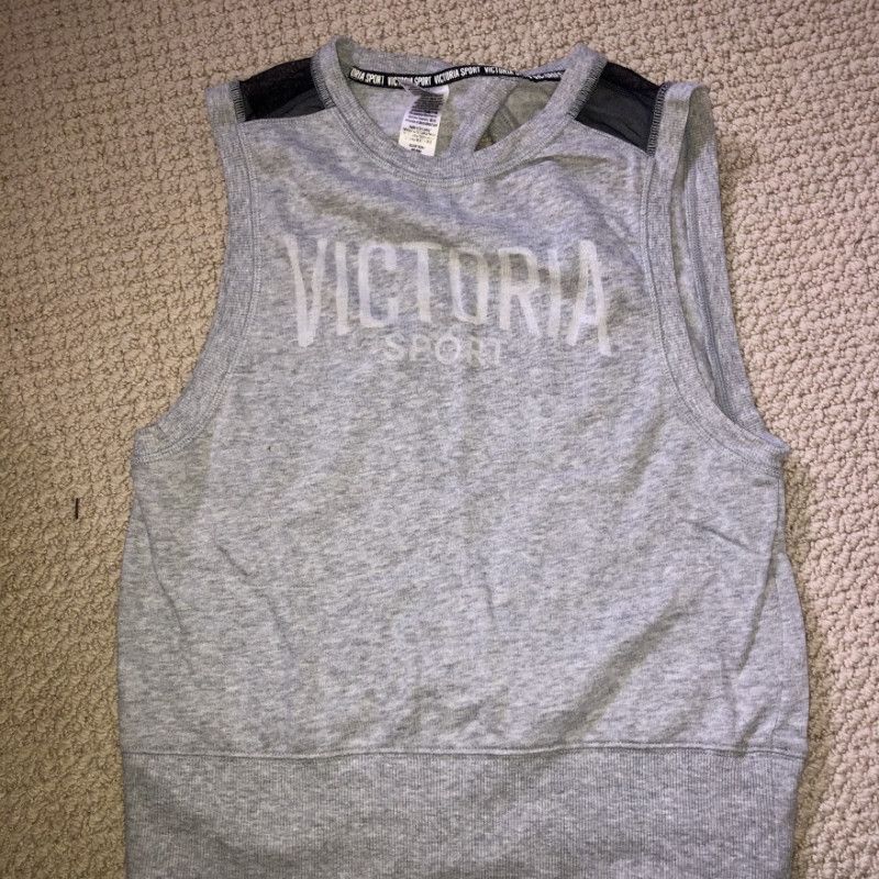 Grey Soft Workout Tank Top