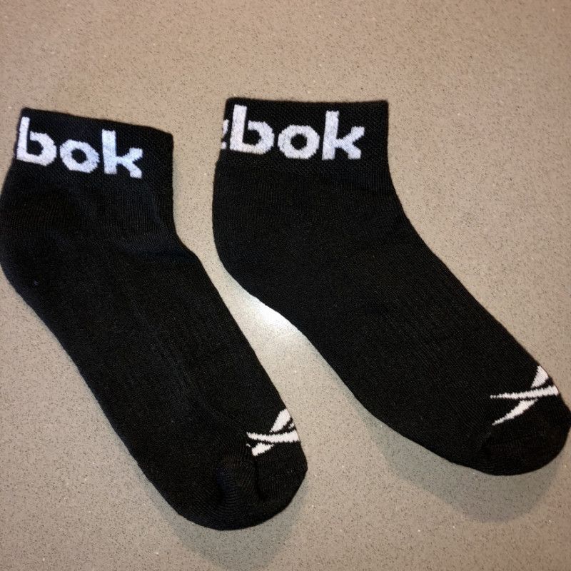 Reebok Black Gym Socks