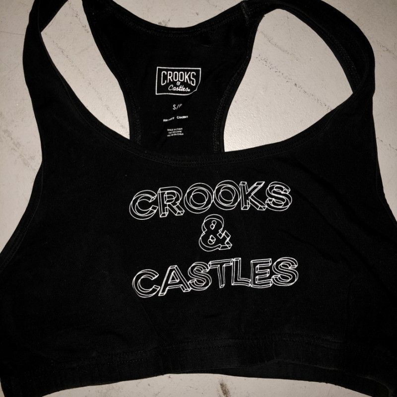 Black Crooks and Castles Bralette