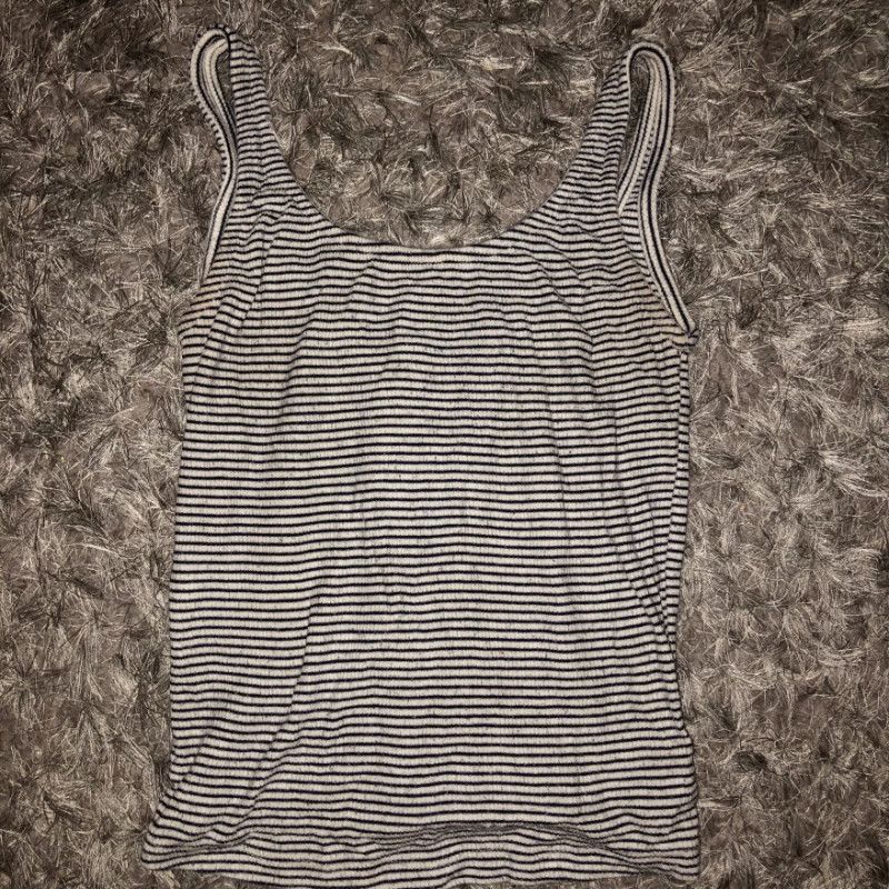 Striped Ribbed Tank Top