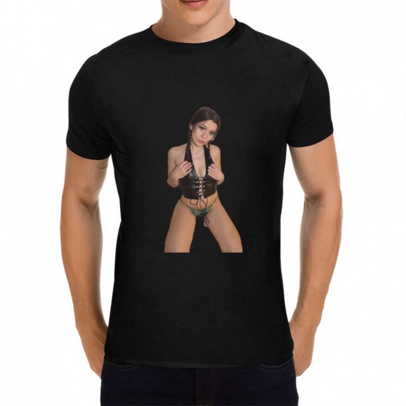 Sexy Print Black Mens Tee