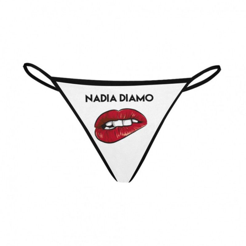 Nadia Diamo Logo Gstring Panties