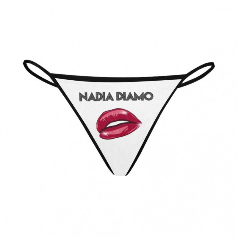 Nadia Diamo Logo Gstring Panties