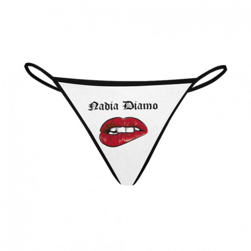 Nadia Diamo Logo Gstring Panties