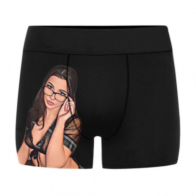 Cartoon Print Boxer Briefs