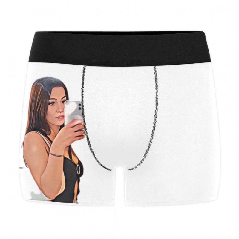 Cartoon Print Boxer Briefs