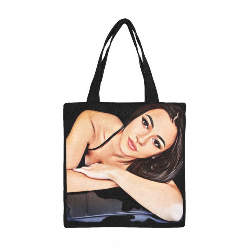 Cartoon Print Tote Bag