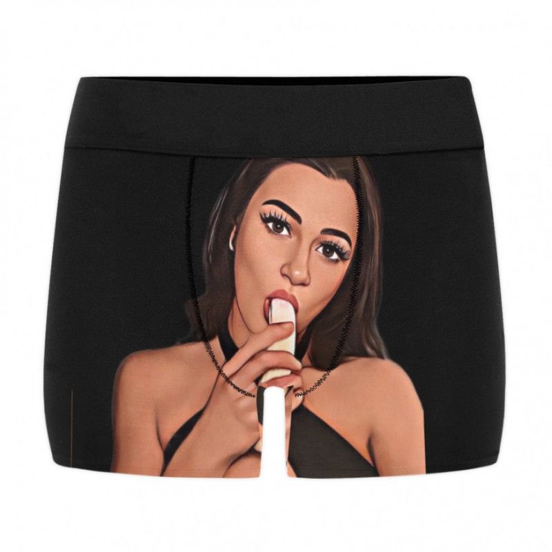 Cartoon Print Boxer Briefs