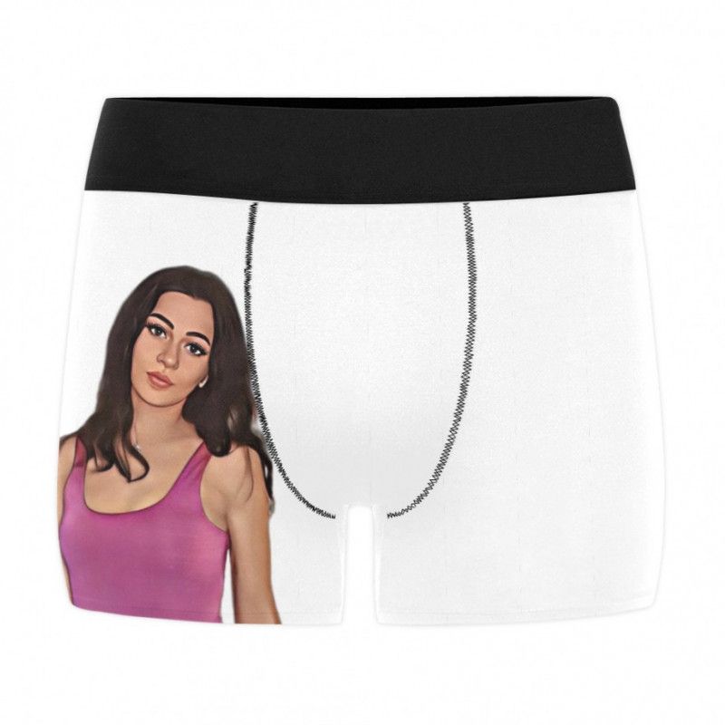 Cartoon Print Boxer Briefs