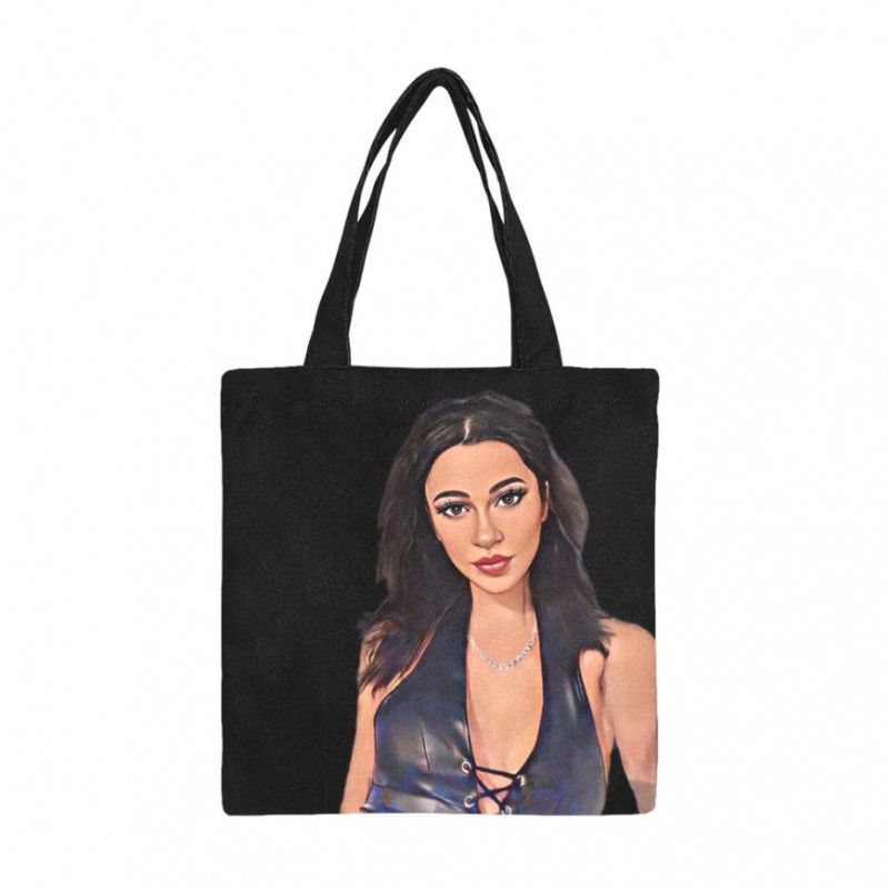 Cartoon Print Tote Bag