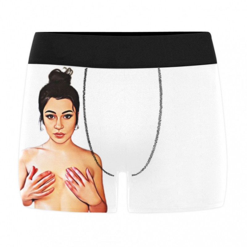 Cartoon Print Boxer Briefs