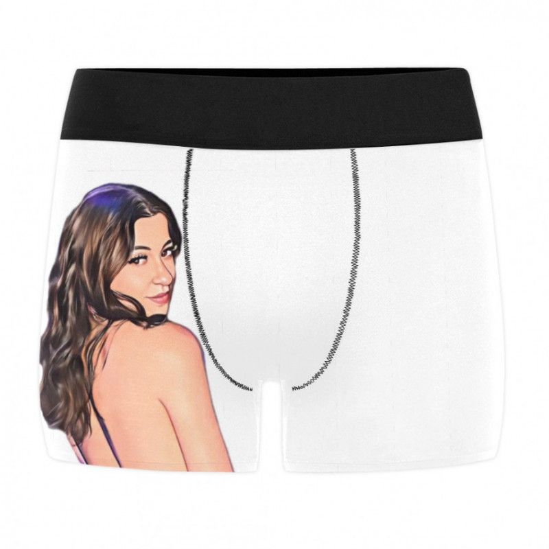 Cartoon Print Boxer Briefs