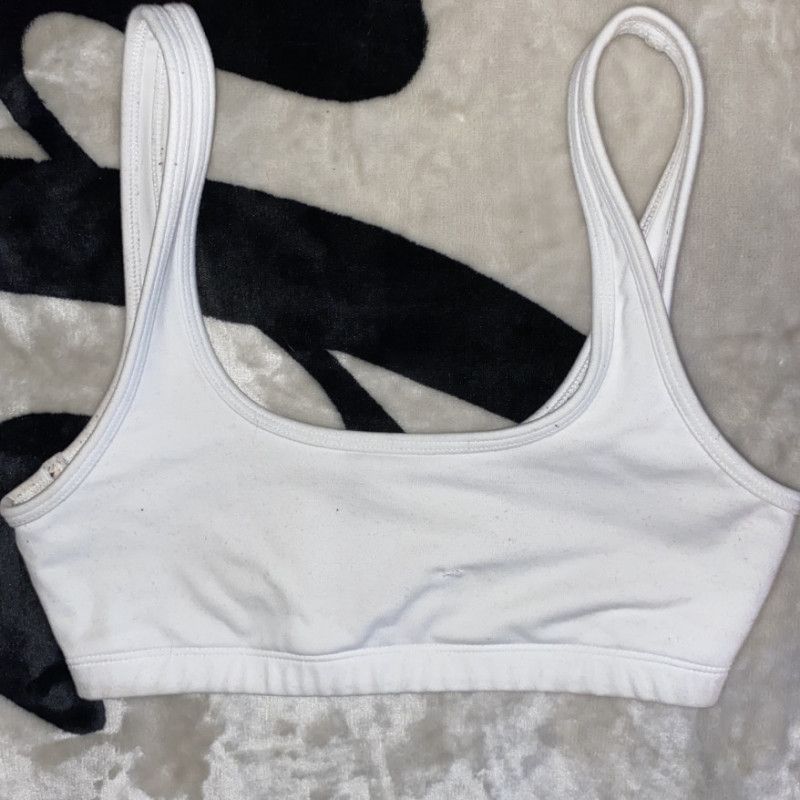 White TNA Sports Bra