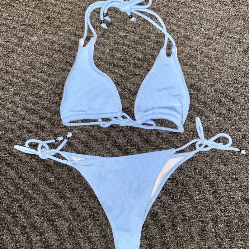 Light Blue Hollister Bikini Set