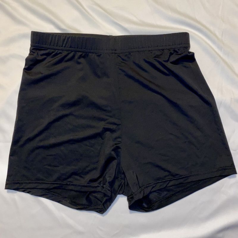 Black Stretchy Mini Shorts