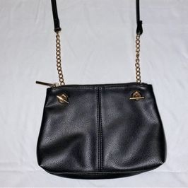 Black Small Faux Leather Purse