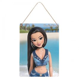 AI Bratz Print Metal Hanging Sign