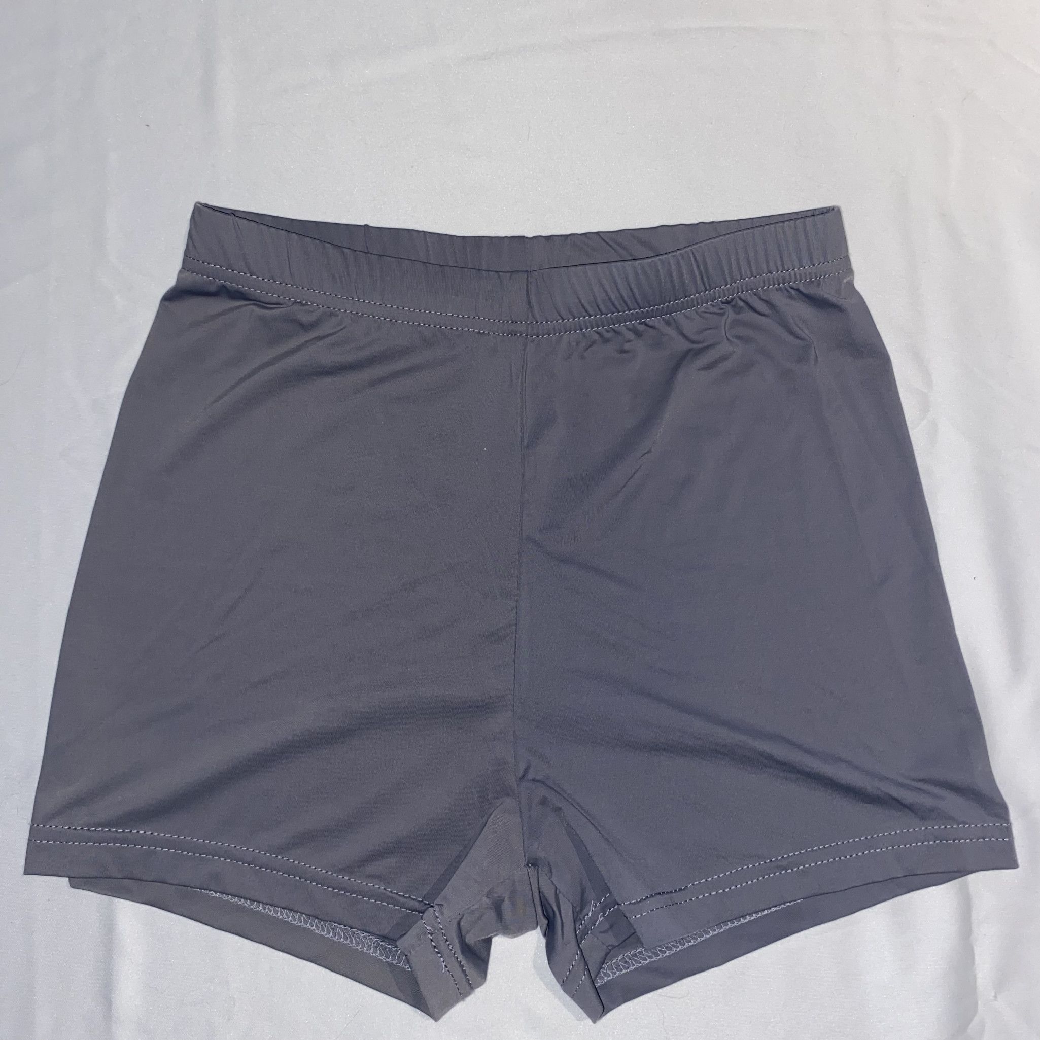 Grey Stretchy Mini Gym Shorts