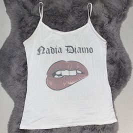 Worn Nadia Diamo Logo Tank Top