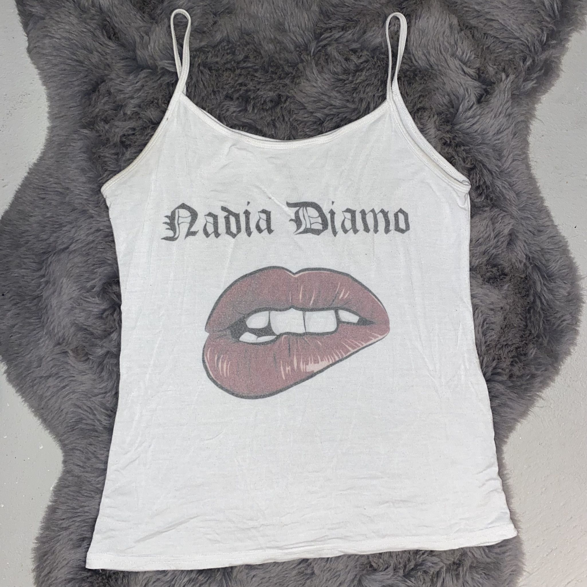 Worn Nadia Diamo Logo Tank Top