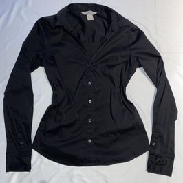 Black Button Up Blouse