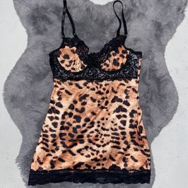 Sexy Cheetah Lingerie Bodycon Dress