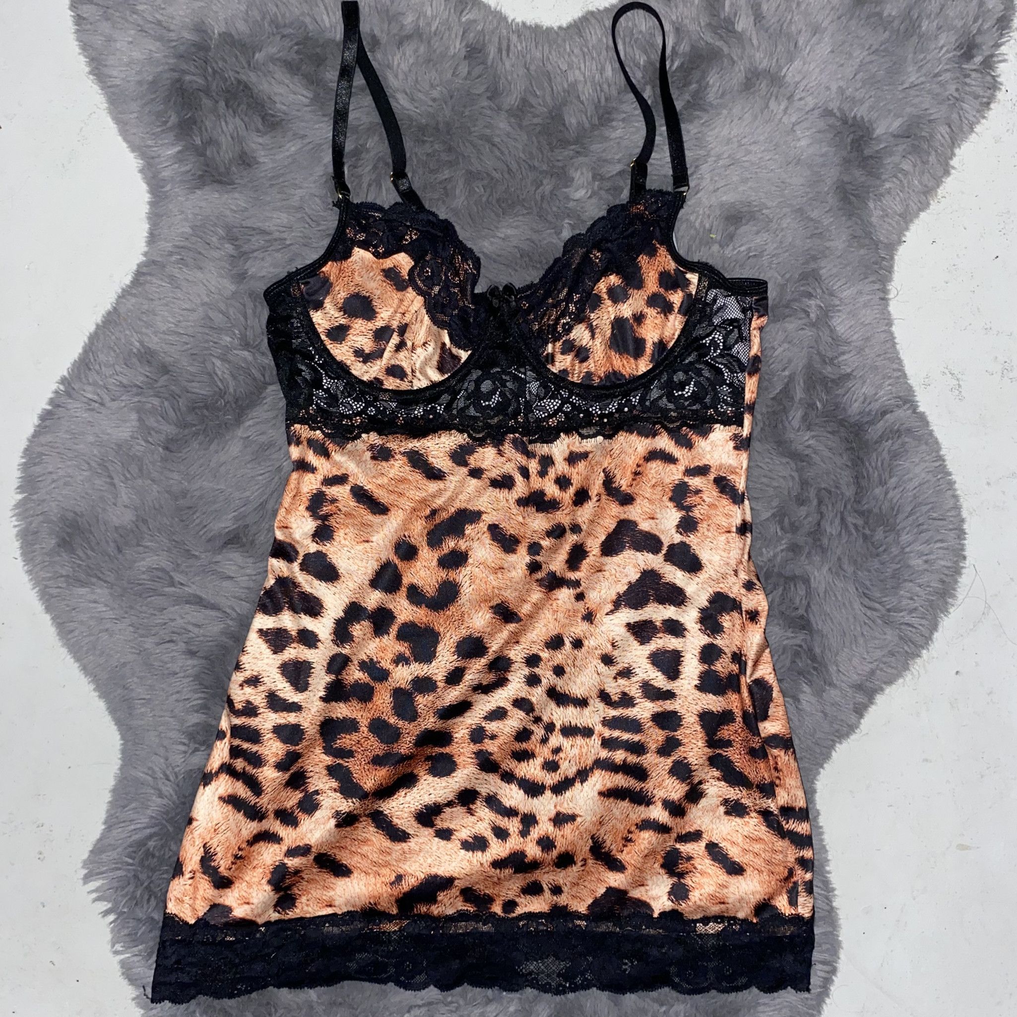 Sexy Cheetah Lingerie Bodycon Dress