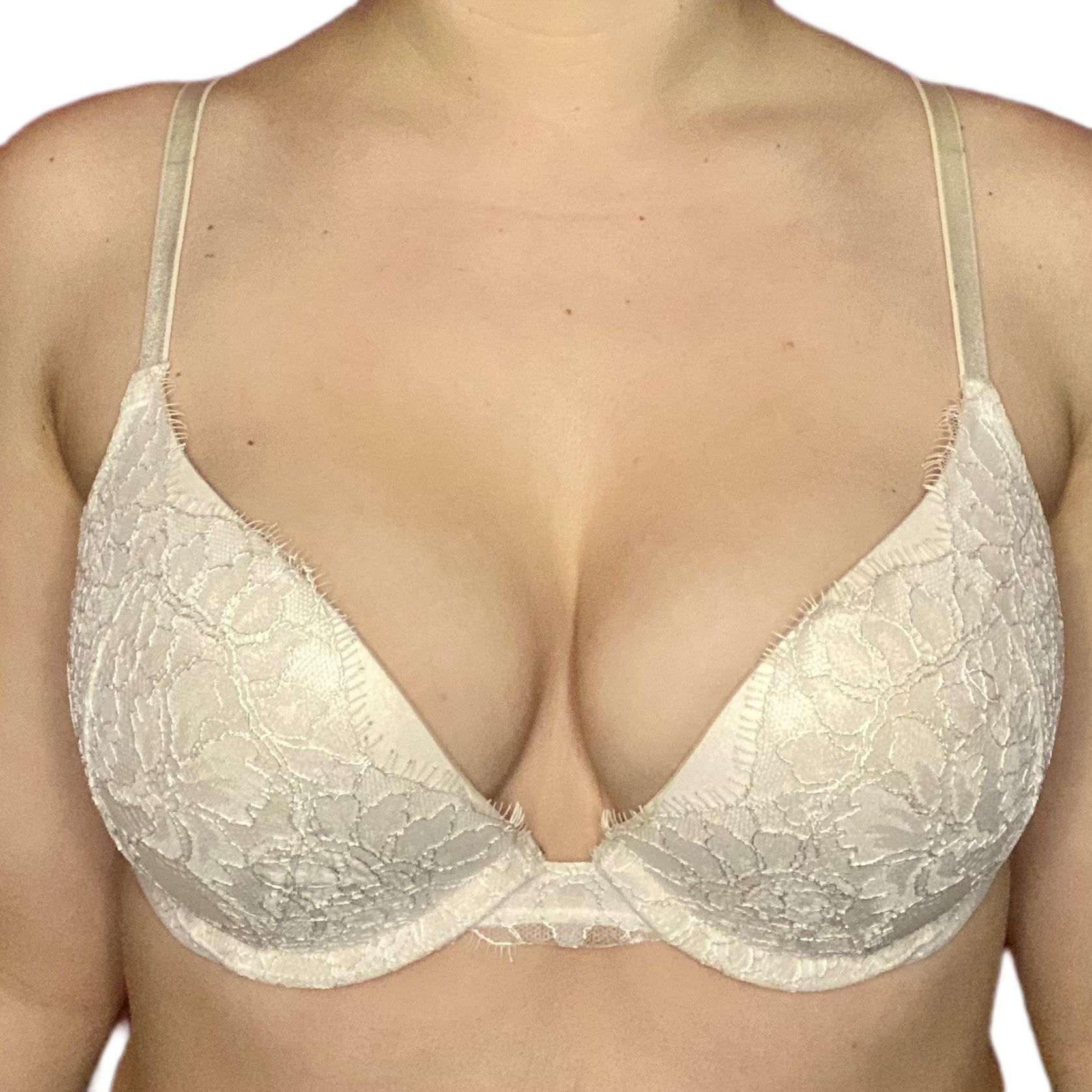 White Lace Victorias Secret Bra